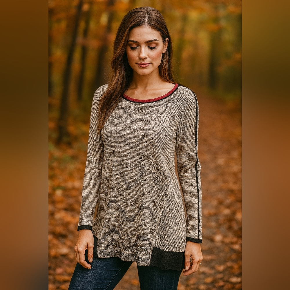 Nic + Zoe Sweater Tunic Size L